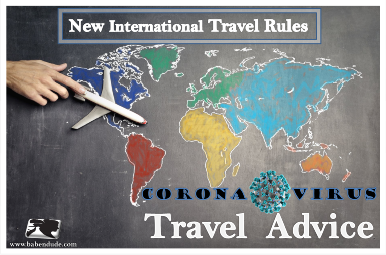 Coronavirus Travel Advice & New International Travel Rules